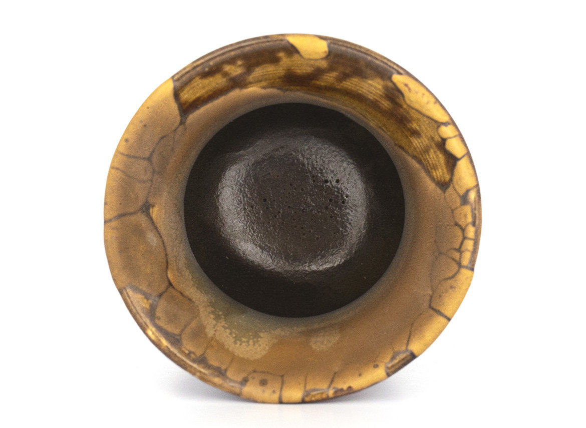 Vessel for mate (kalabas) # 33099, ceramic,