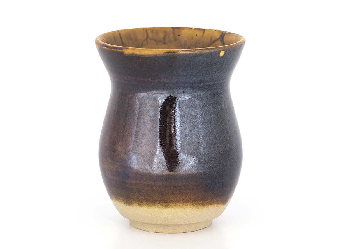 Vessel for mate (kalabas) # 33103, ceramic