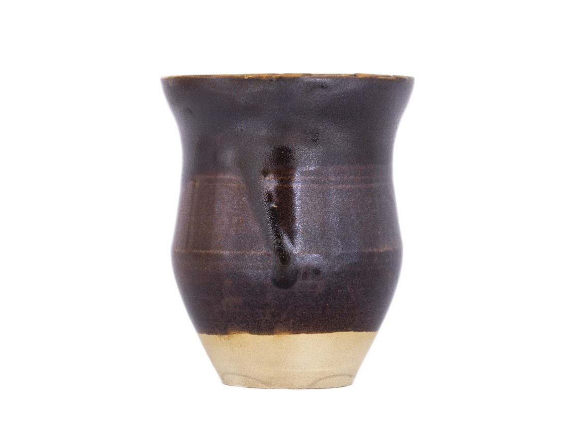 Vessel for mate (kalabas) # 33107, ceramic
