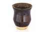 Vessel for mate (kalabas) # 33107, ceramic