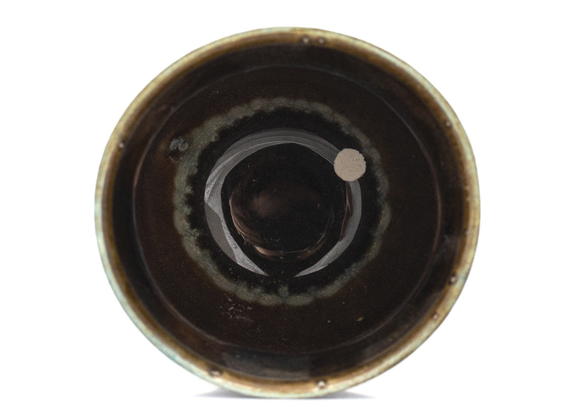Vessel for mate (kalabas) # 33108, ceramic