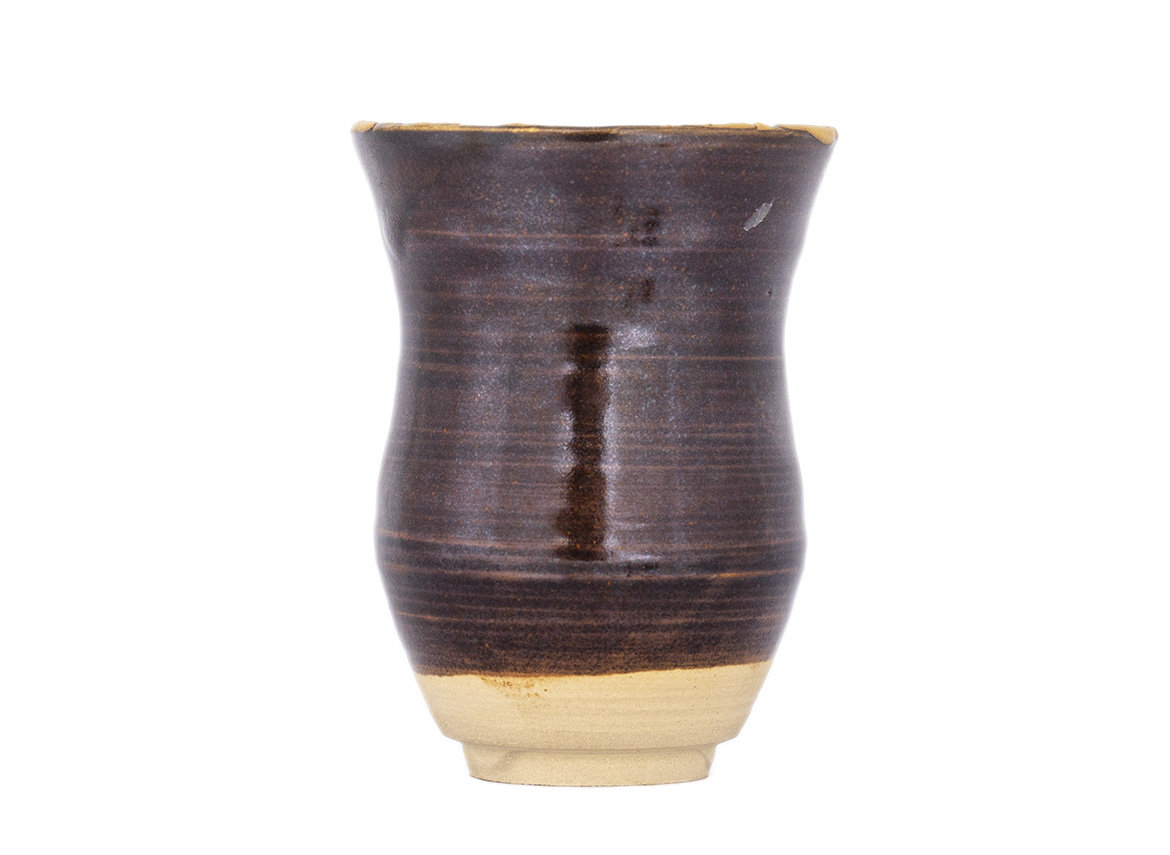 Vessel for mate (kalabas) # 33110, ceramic