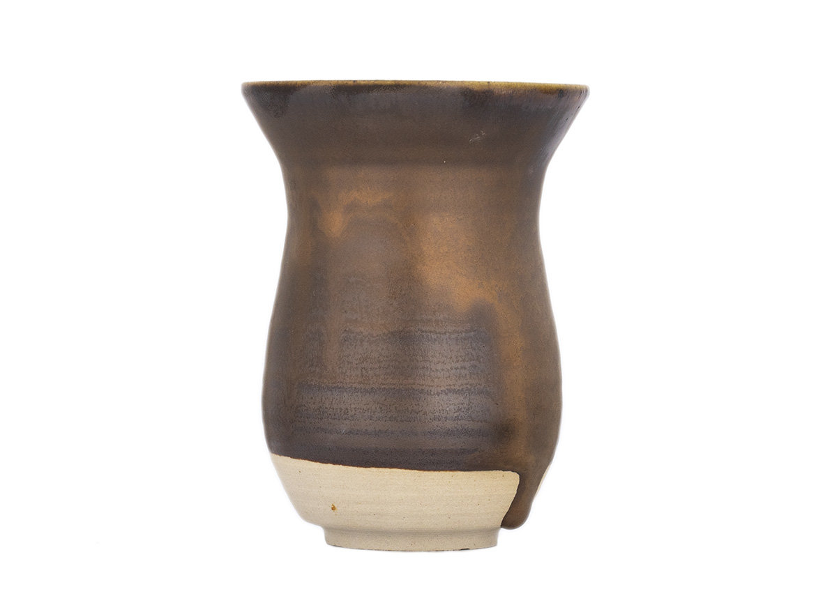 Vessel for mate (kalabas) # 33111, ceramic