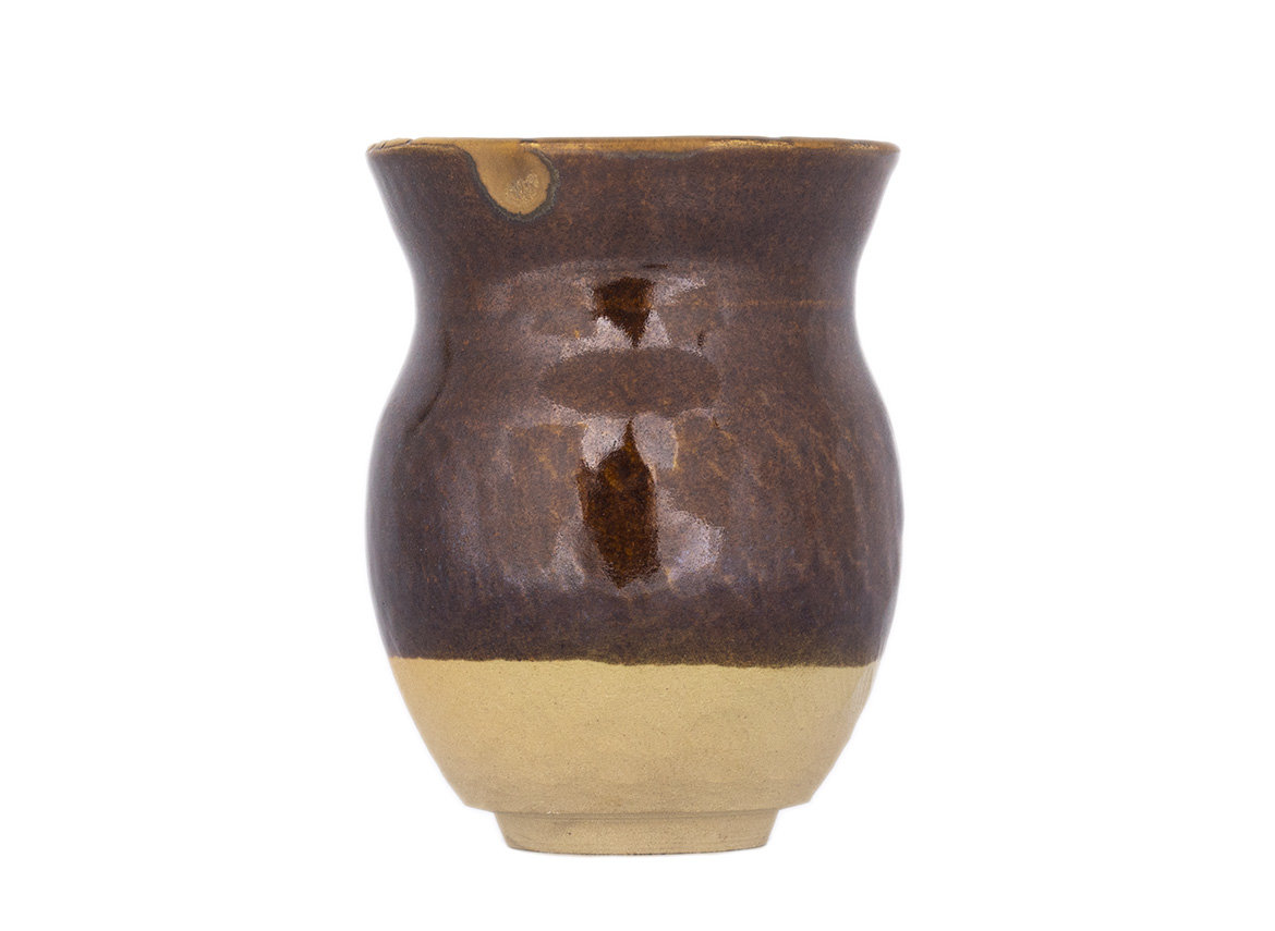Vessel for mate (kalabas) # 33124, ceramic