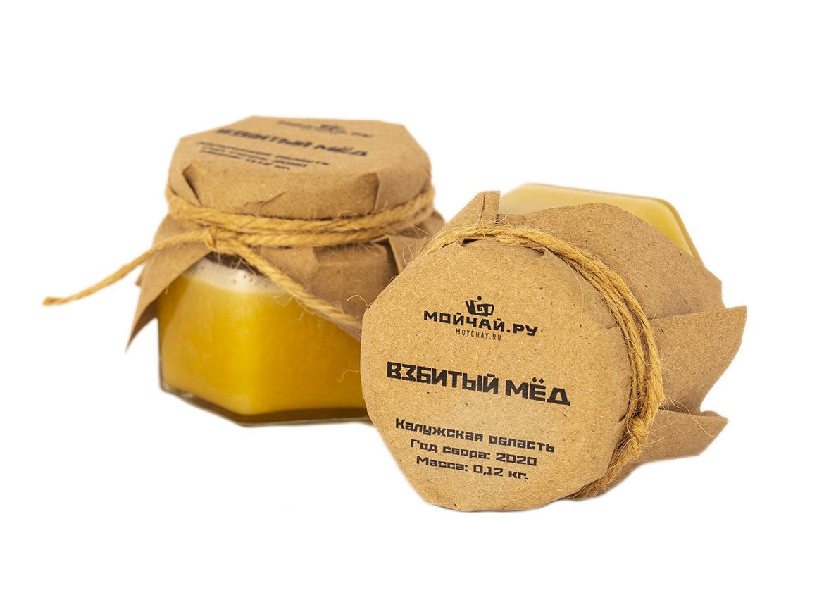 Взбитый мёд разнотравие (Калужская обл.) «Мойчай» 0,12 кг