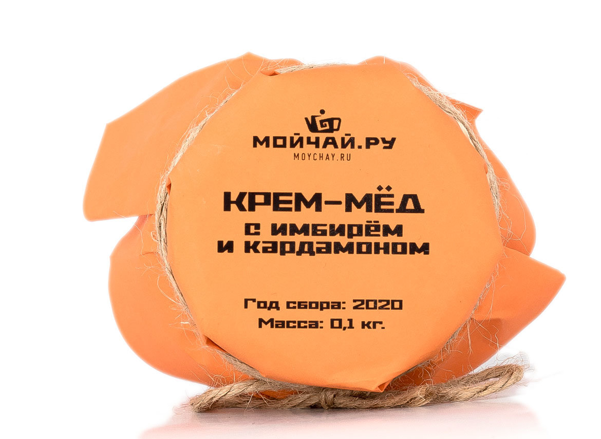 Крем-мёд с имбирём и кардамоном «Мойчай.ру» 0,1 кг