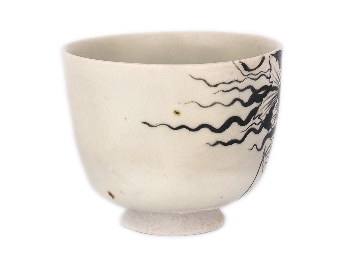 Cup # 33302, wood firing/ceramic/hand painting, 145 ml.