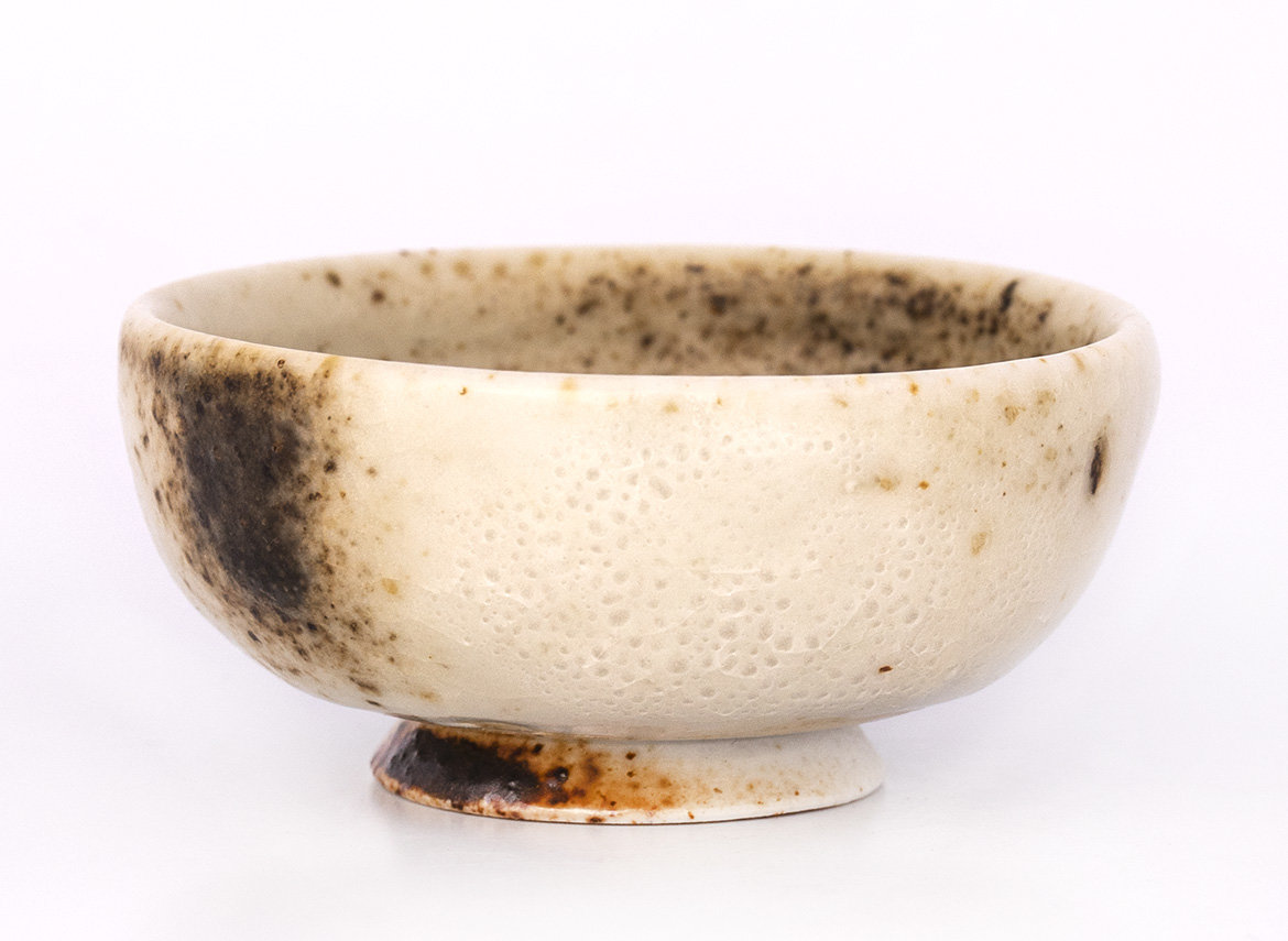 Пиала # 33318, дровяной обжиг/керамика/ручная роспись, 45 мл.