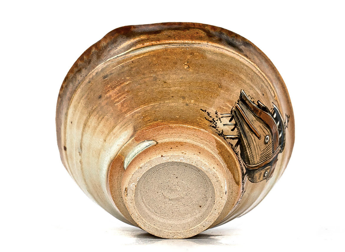 Cup # 33333, wood firing/ceramic/hand painting, 110 ml.