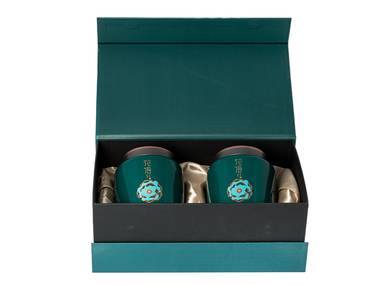 Подарочный набор 2 чайницы # 33456 фарфор