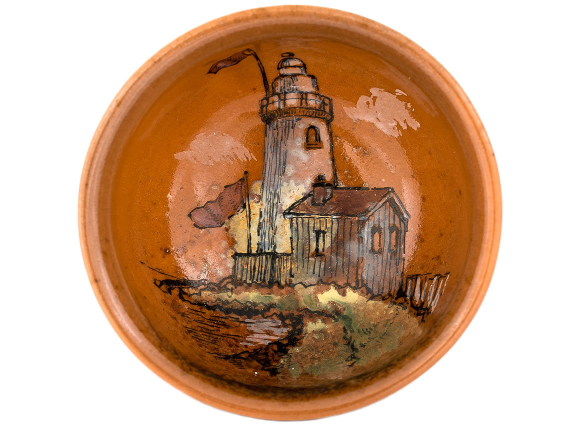 Cup # 33652, wood firing/ceramic/hand painting, 64 ml.