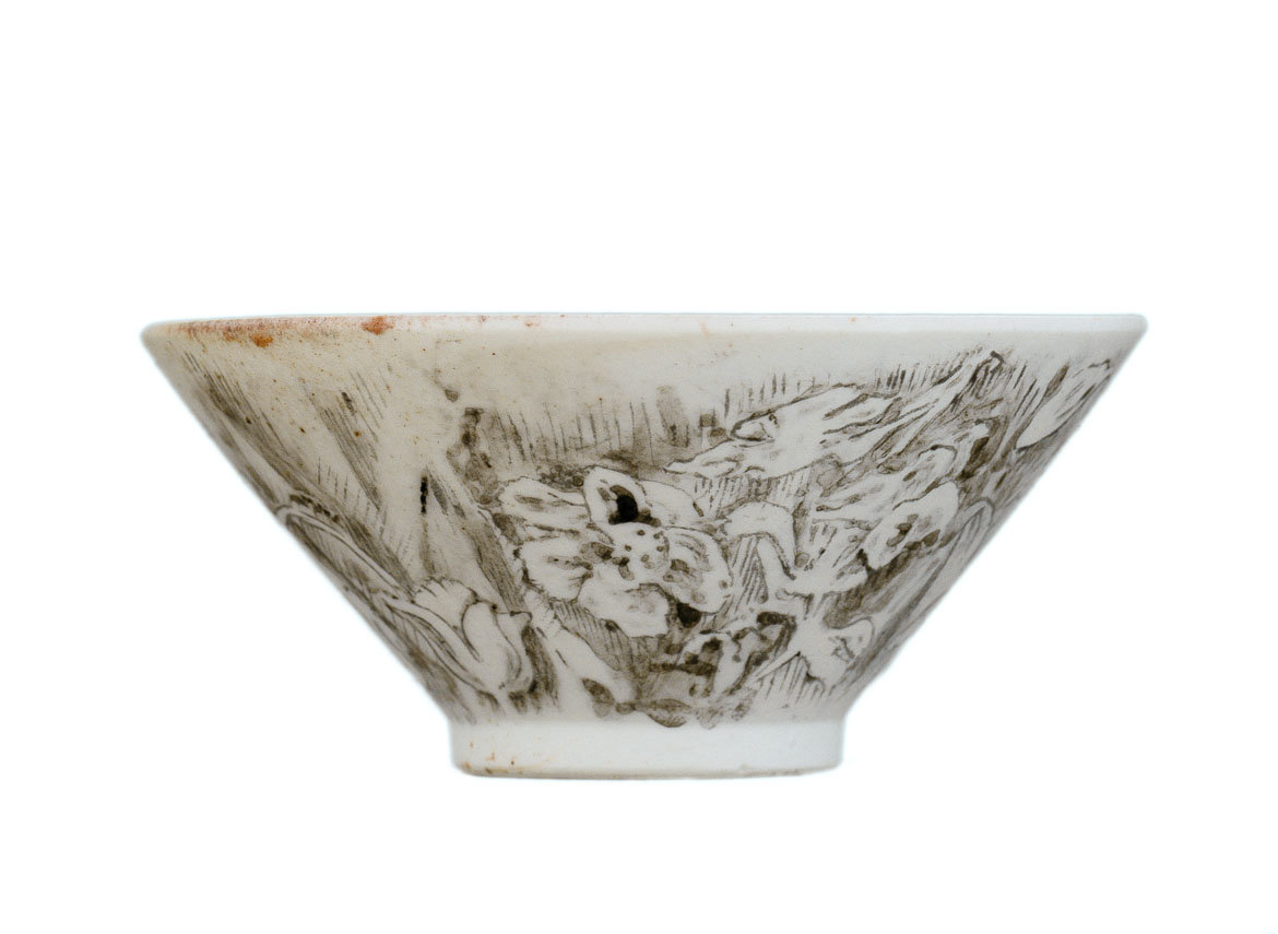 Cup # 33659, wood firing/ceramic/hand painting, 50 ml.