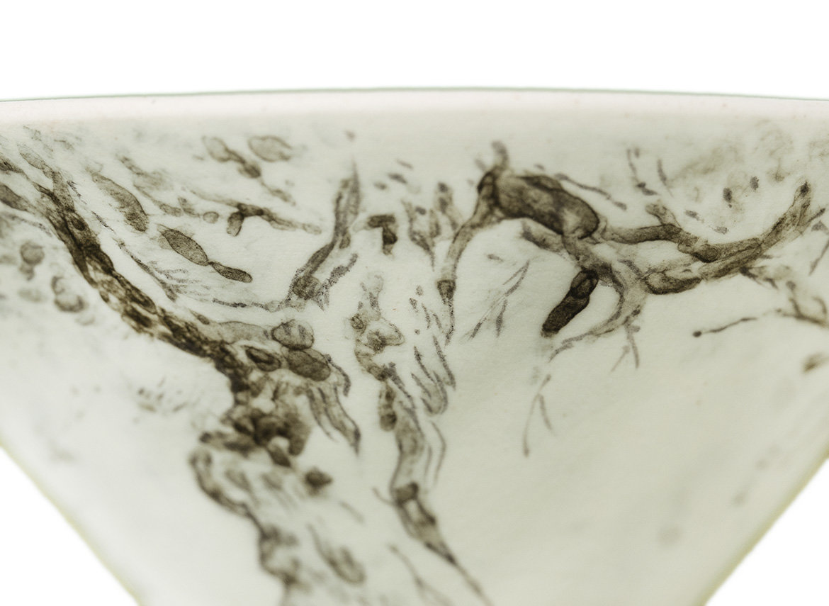 Cup # 33660, wood firing/ceramic/hand painting, 42 ml.