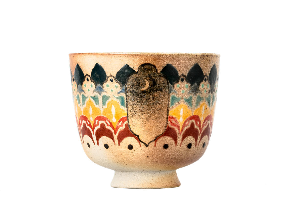 Cup # 33678, wood firing/ceramic/hand painting, 106 ml.