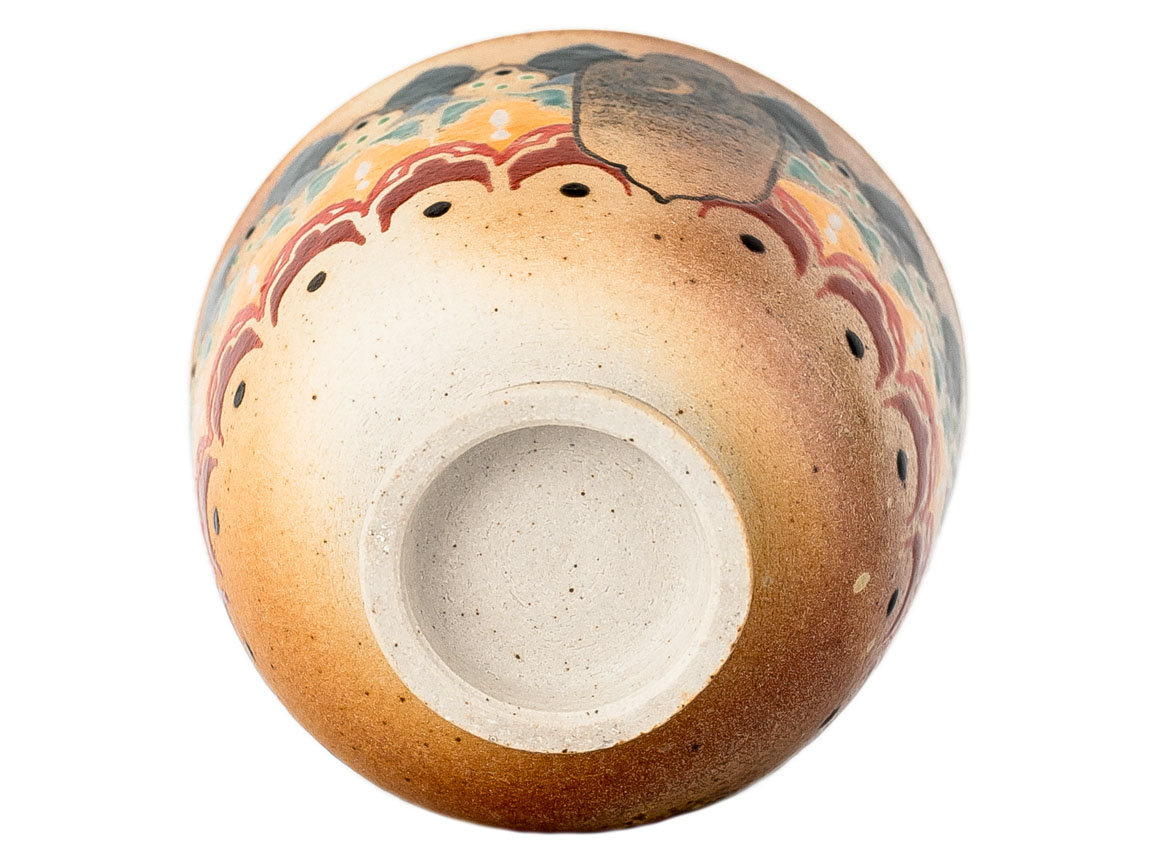 Cup # 33678, wood firing/ceramic/hand painting, 106 ml.