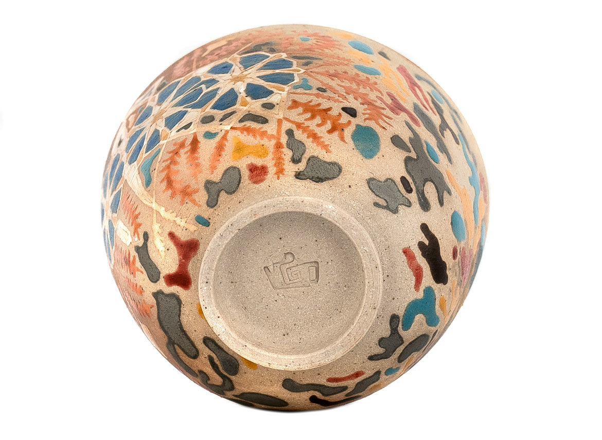 Cup # 33684, wood firing/ceramic/hand painting, 132 ml.