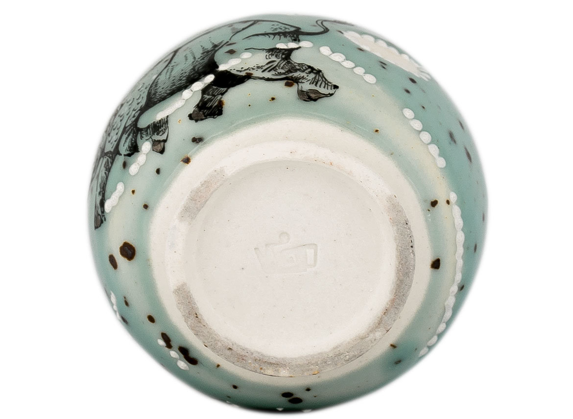 Cup # 33688, wood firing/ceramic/hand painting, 88 ml.