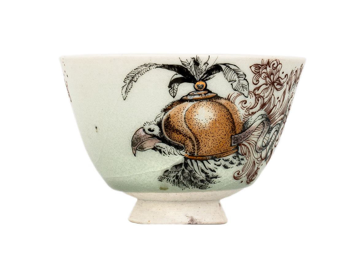 Cup # 33691, wood firing/ceramic/hand painting, 170 ml.