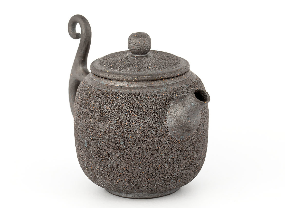 Чайник # 33810, дровяной обжиг, керамика, Дэхуа, 200 мл.