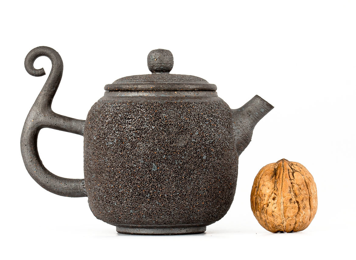 Чайник # 33810, дровяной обжиг, керамика, Дэхуа, 200 мл.
