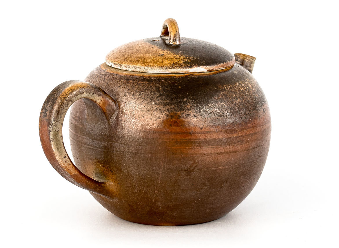 Чайник # 33822, дровяной обжиг, керамика, Дэхуа, 190 мл.