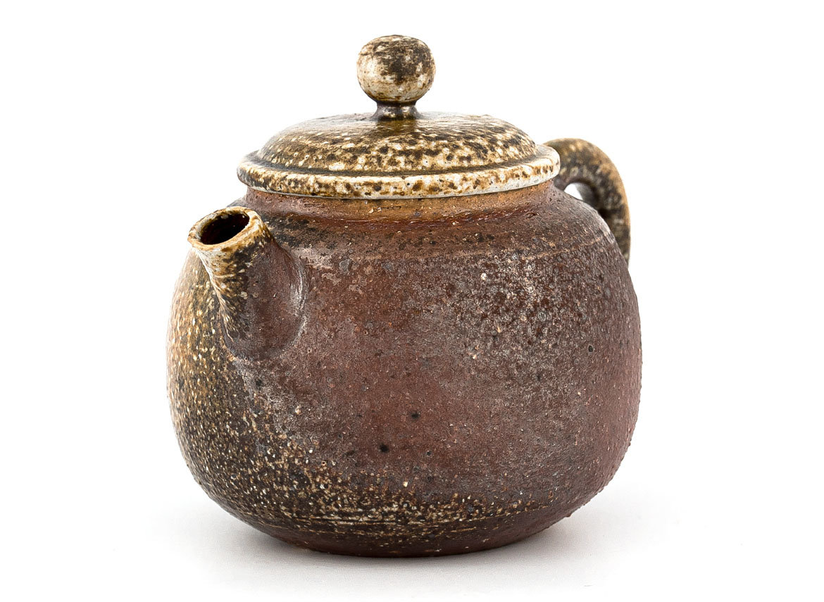 Чайник # 33823, дровяной обжиг, керамика, Дэхуа, 135 мл.