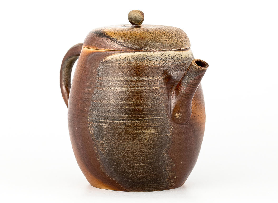 Чайник # 33824, дровяной обжиг, керамика, Дэхуа, 190 мл.