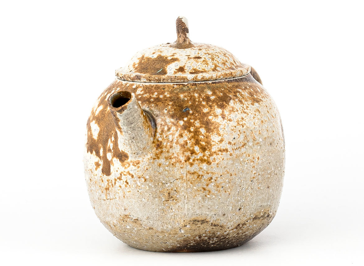 Teapot # 33825, wood firing, ceramic, Dehua, 145 ml.