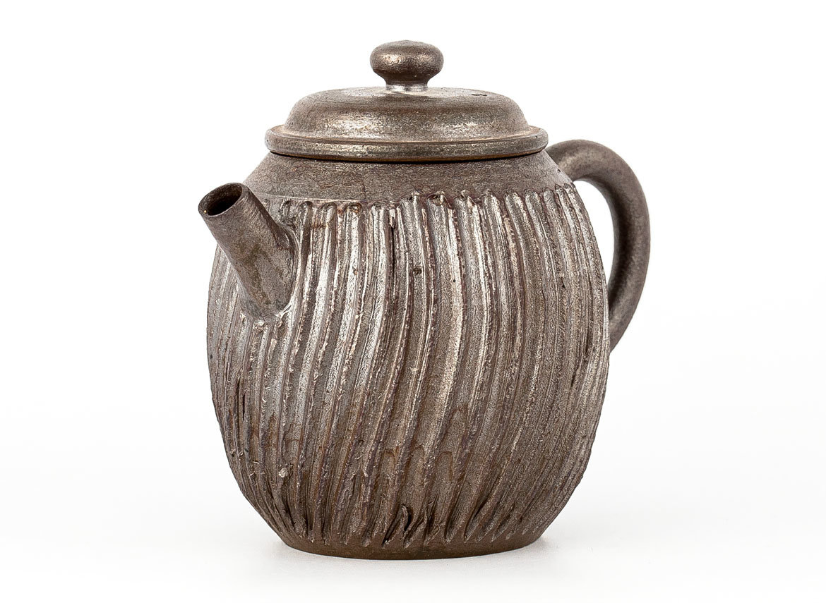 Чайник # 33826, дровяной обжиг, керамика, Дэхуа, 160 мл.