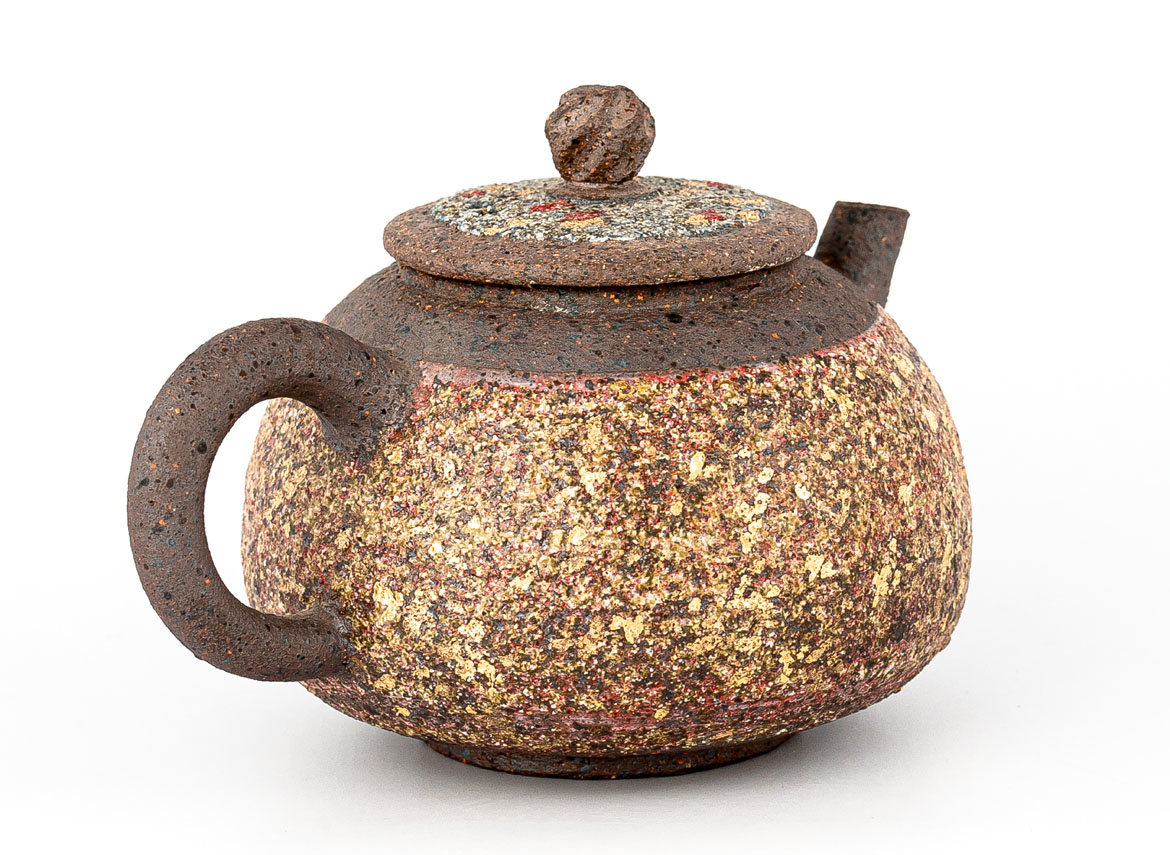 Teapot # 33828, wood firing, ceramic, Dehua, 235 ml.
