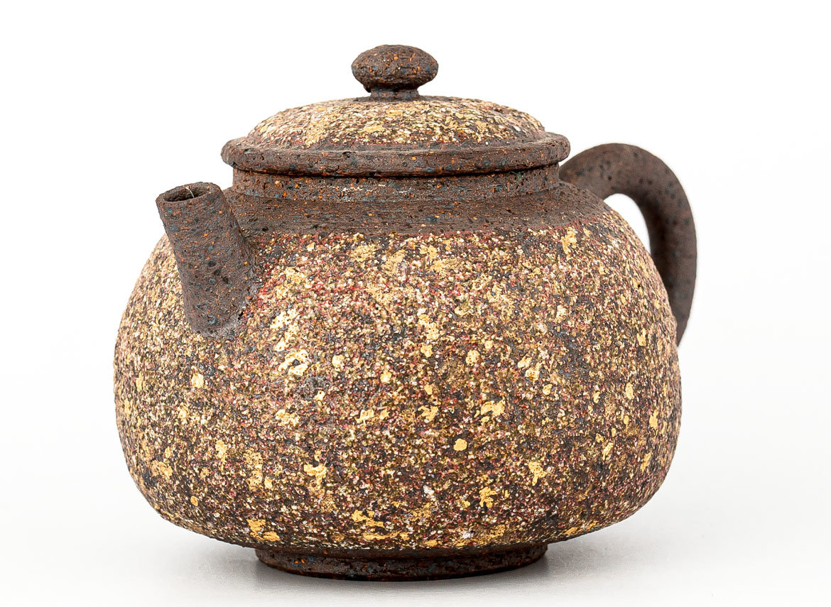 Чайник # 33829,  дровяной обжиг, керамика, Дэхуа, 250 мл.