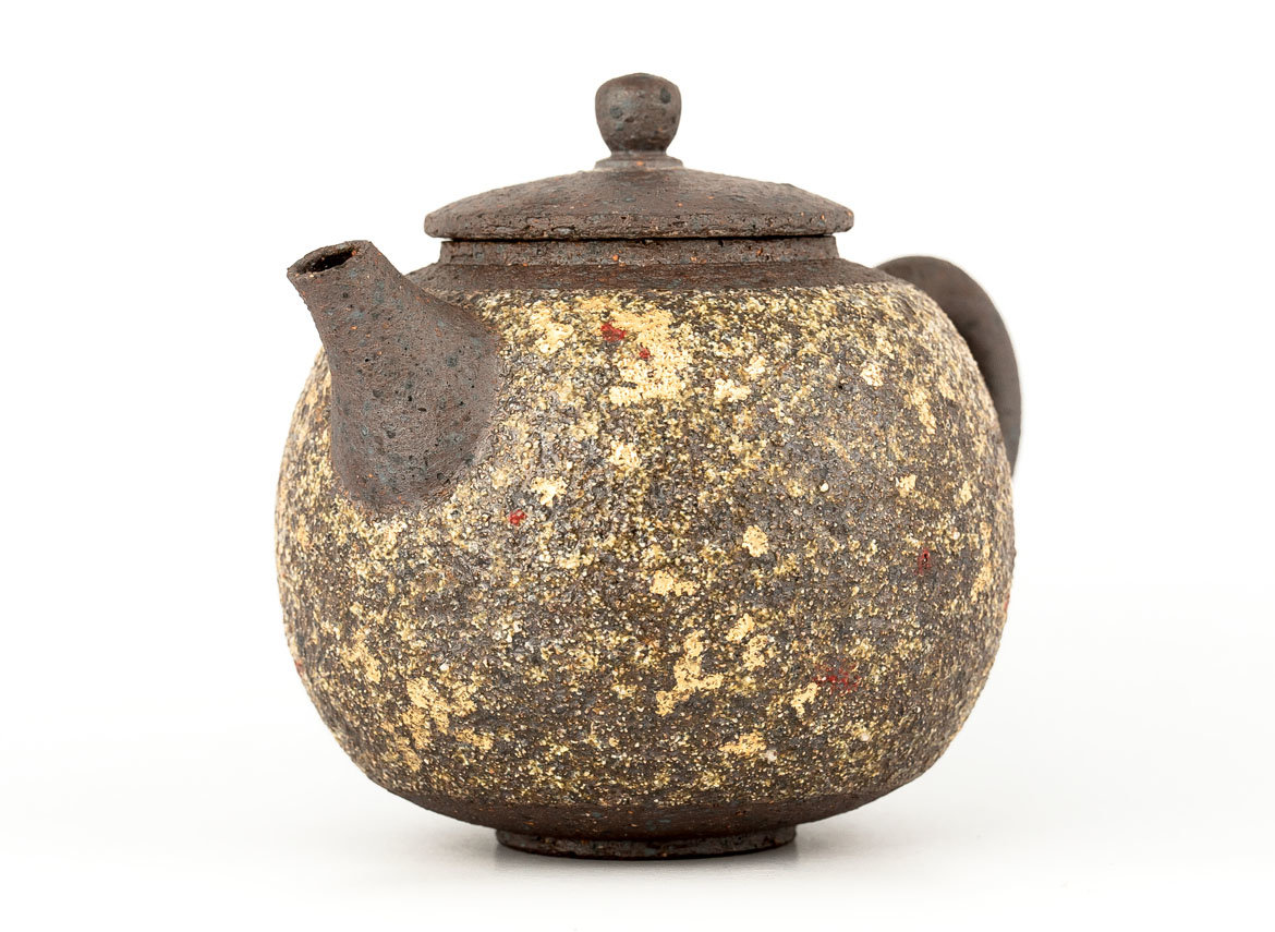 Чайник # 33830, дровяной обжиг, керамика, Дэхуа, 350 мл.