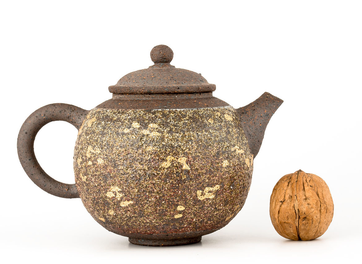 Teapot # 33831, wood firing, ceramic, Dehua, 365 ml.