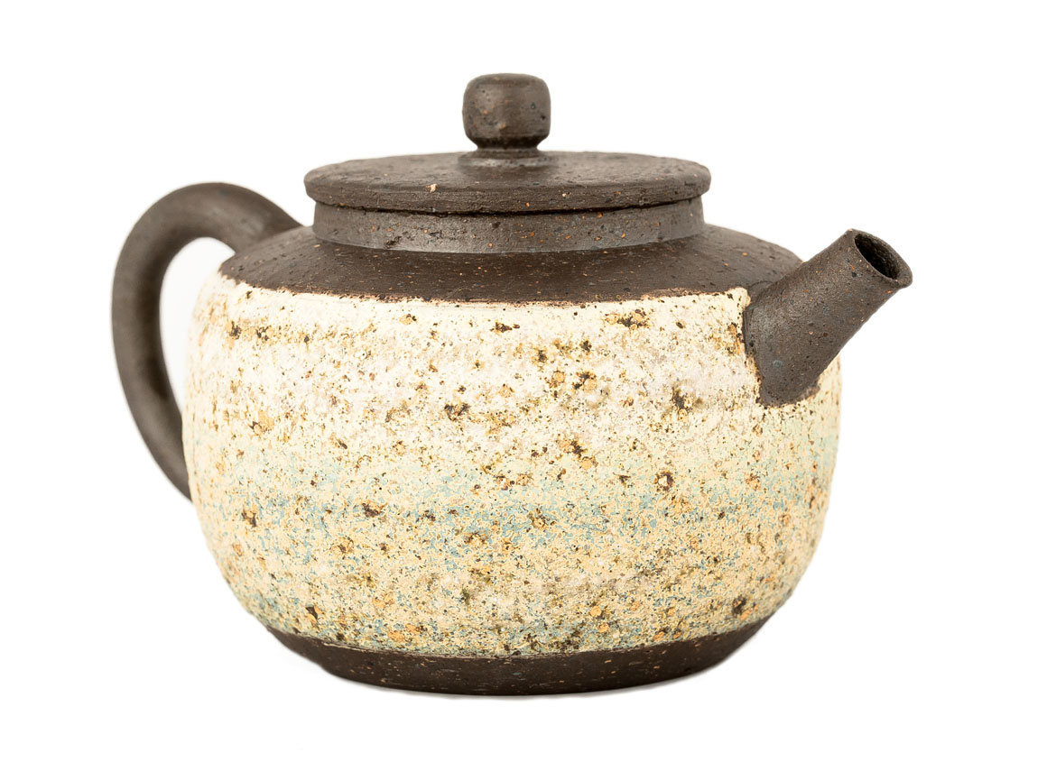 Teapot # 33832, wood firing, ceramic, Dehua, 250 ml.
