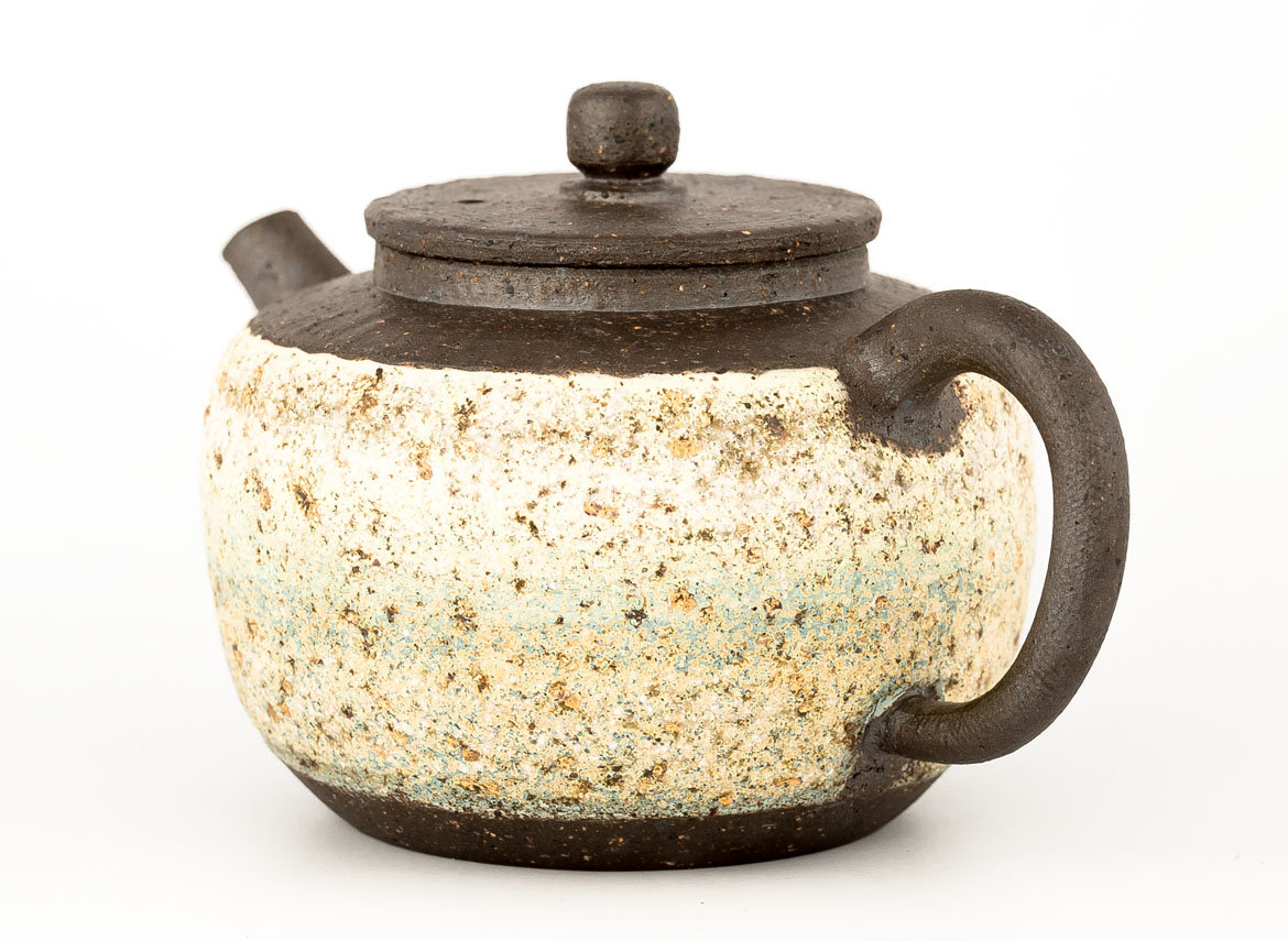 Teapot # 33832, wood firing, ceramic, Dehua, 250 ml.
