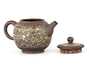 Чайник # 33833, дровяной обжиг, керамика, Дэхуа, 260 мл.