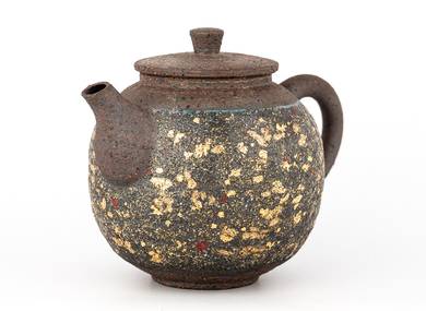Чайник # 33834, дровяной обжиг, керамика, Дэхуа, 300 мл.