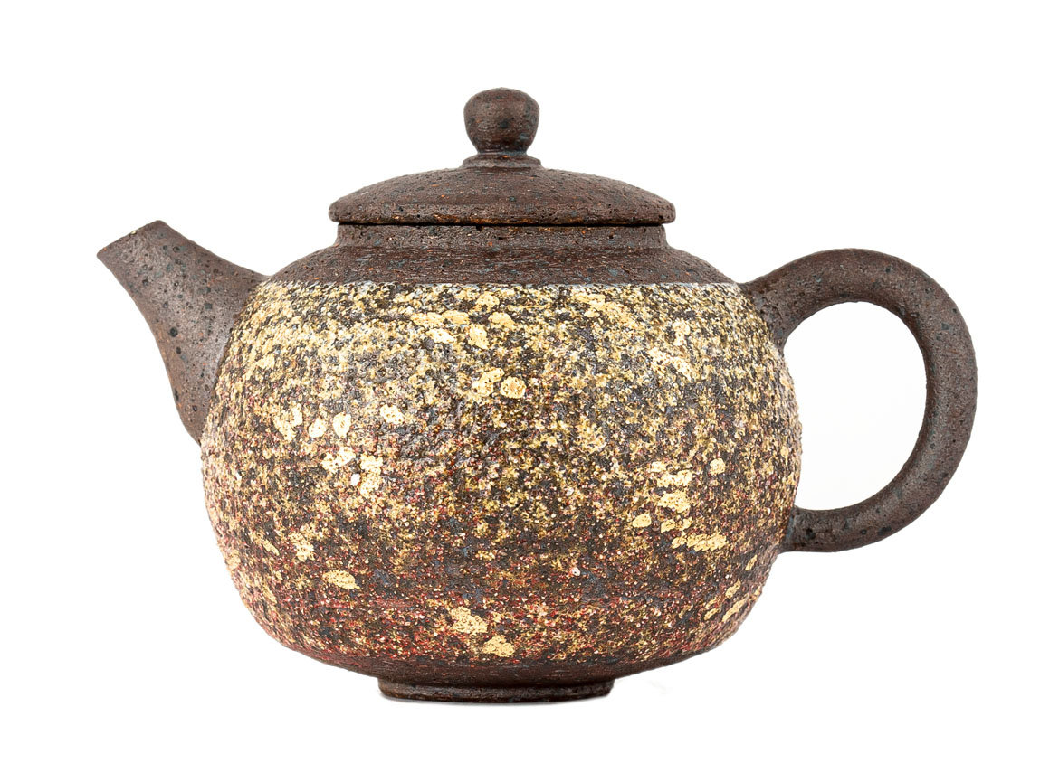 Чайник # 33836, дровяной обжиг, керамика, Дэхуа, 290 мл.