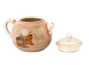 Teapot # 33839, wood firing, hand painting, ceramic, Dehua, 155 ml.