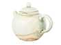 Teapot # 33841, wood firing, hand painting, ceramic, Dehua, 190 ml.