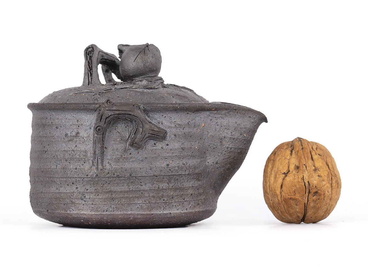 Gaiwan (Shiboridashi) # 33847, wood firing, ceramic, Dehua, 150 ml.