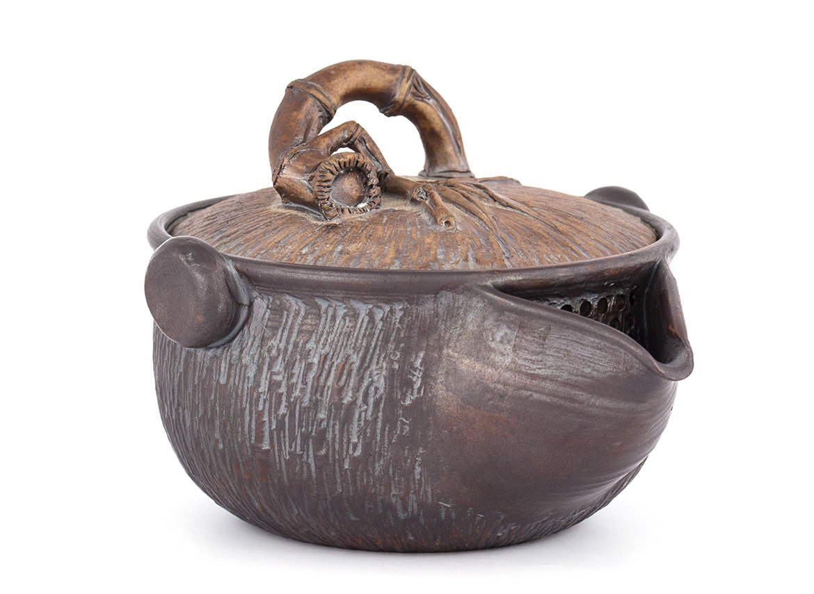 Gaiwan (Shiboridashi) # 33849, wood firing, ceramic, Dehua, 110 ml.