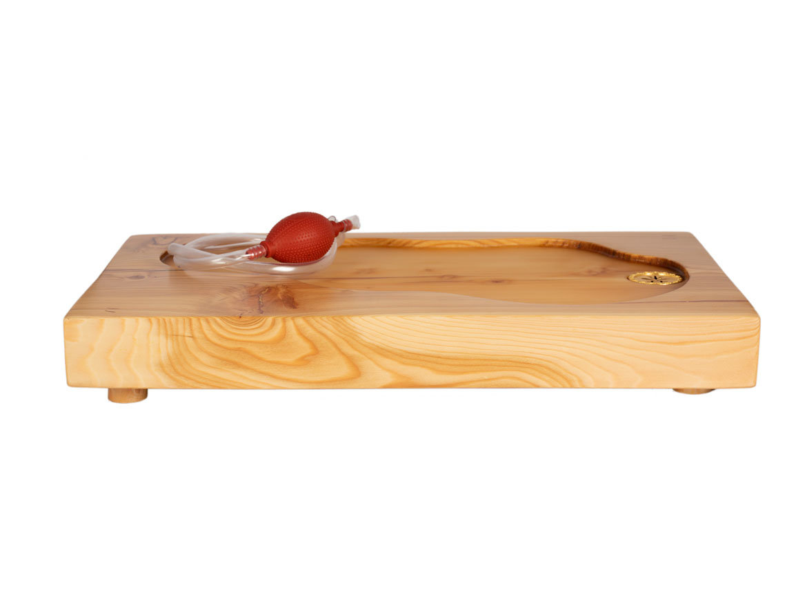 Handmade tea tray # 33900, wood, siberian larch