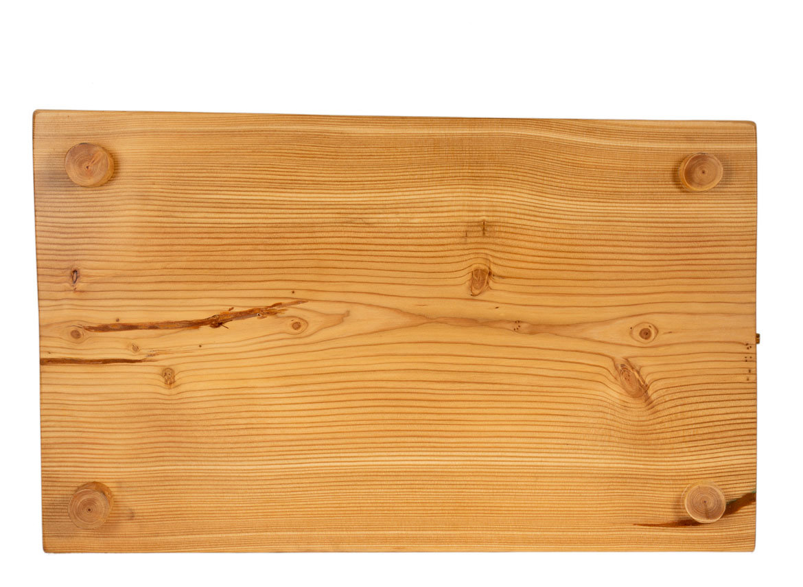Handmade tea tray # 33900, wood, siberian larch