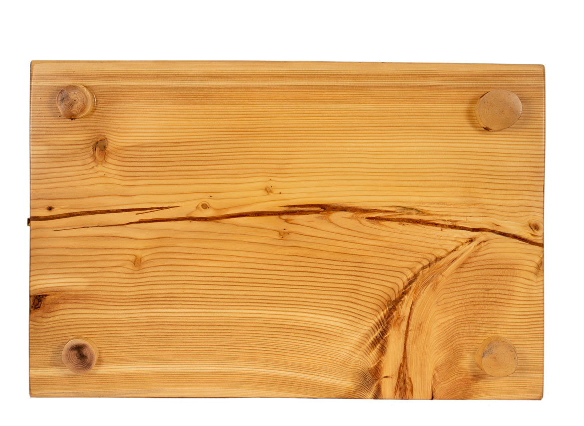 Handmade tea tray # 33901, wood, siberian larch