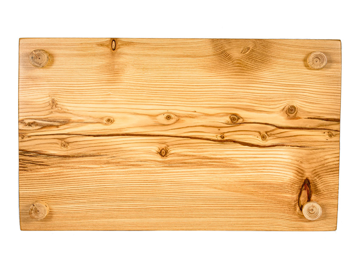 Handmade tea tray # 33905, wood, siberian larch