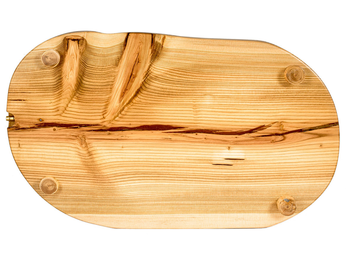 Handmade tea tray # 33906, wood, siberian larch