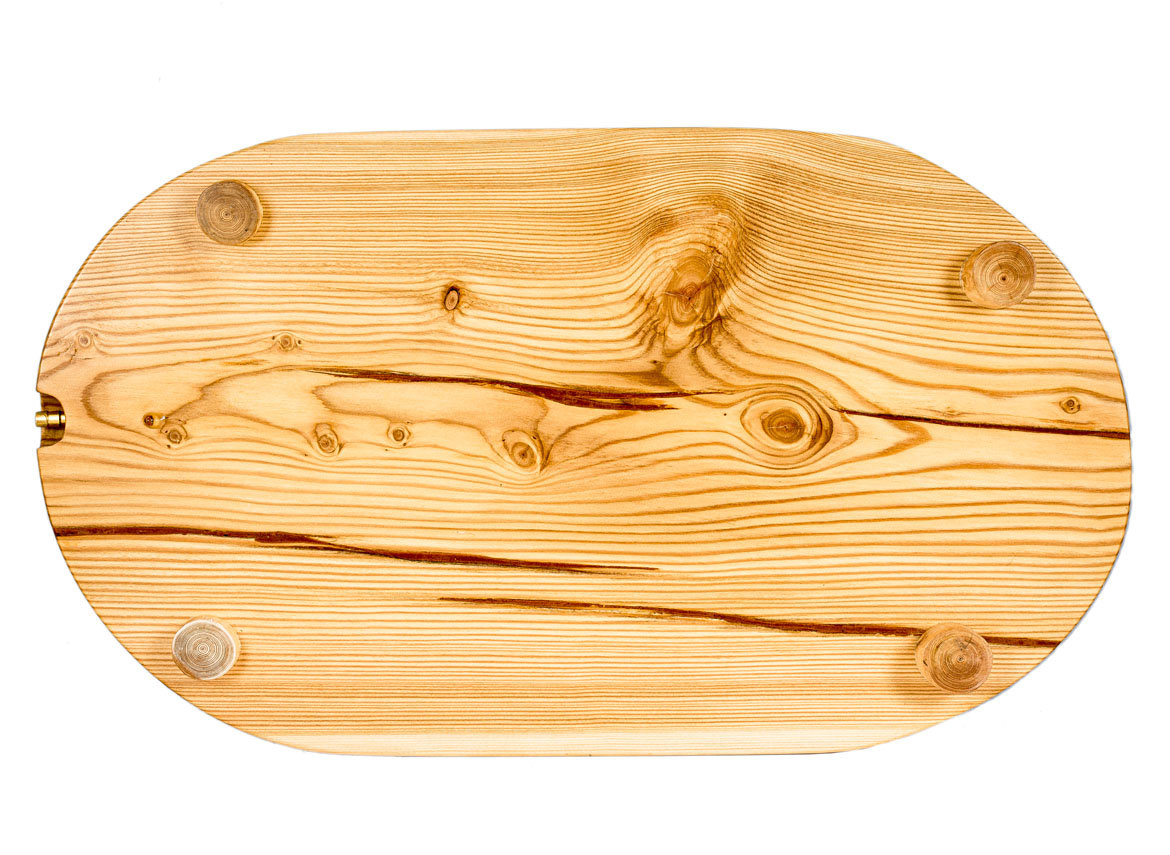 Handmade tea tray # 33907, wood, siberian larch