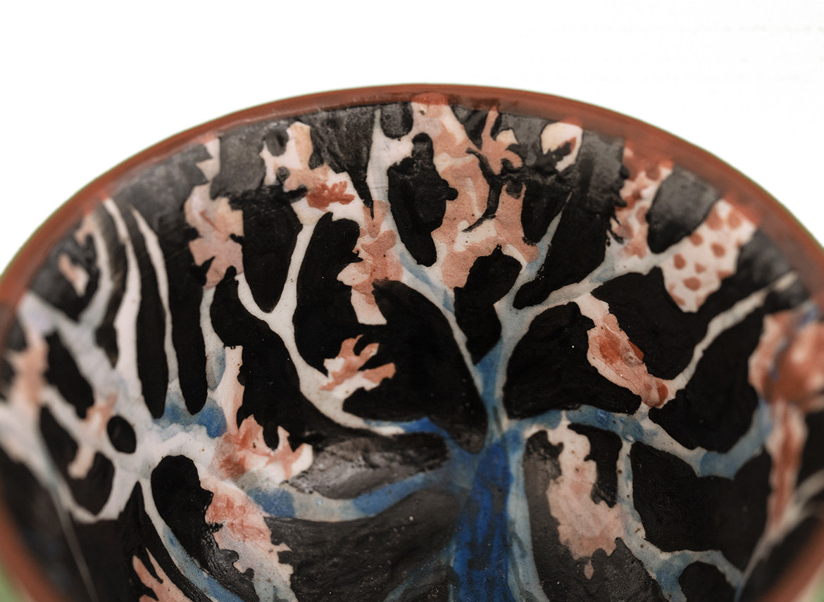 Cup # 33978, wood firing/ceramic/hand painting, 100 ml.