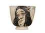 Cup # 34054, wood firing/ceramic/hand painting, 90 ml.